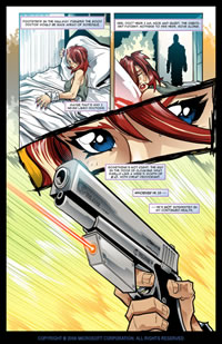 The story continues where Issue #0 left off