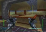 You won't normally find guns in a bar