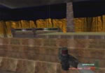 Pick off the nasty turrets from here