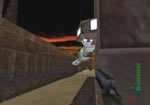 Sneak around the corners and take out these turrets
