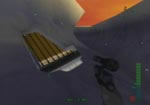 Travel down this small canyon where the piano lies.