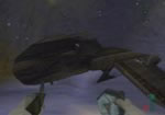 Lay Remote Mines all over the ship and stand back before detonating.
