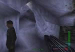 Lead the President up to this opening in the passage wall.
