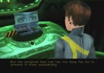 Dr. Caroll pleads with Joanna to leave while he destroys the ship.