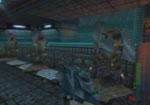 Fire shots into these three consoles to disable the shield systems.