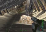 Snipe the Reaper-weilding Skedar at the end of the hall from here.