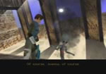 Joanna and Elvis finally leave the ruins.